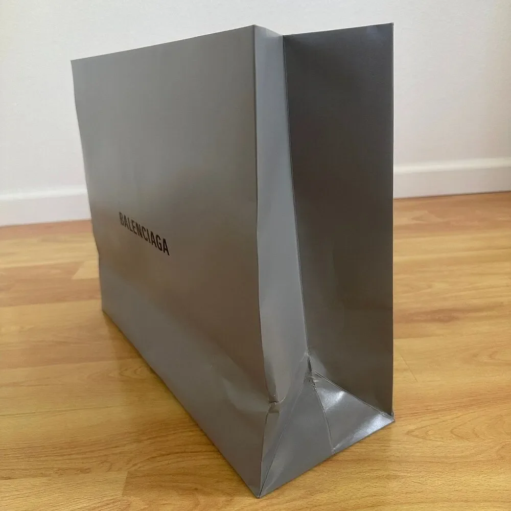 Balenciaga Paper Shopping Bag - grey large, 17.75